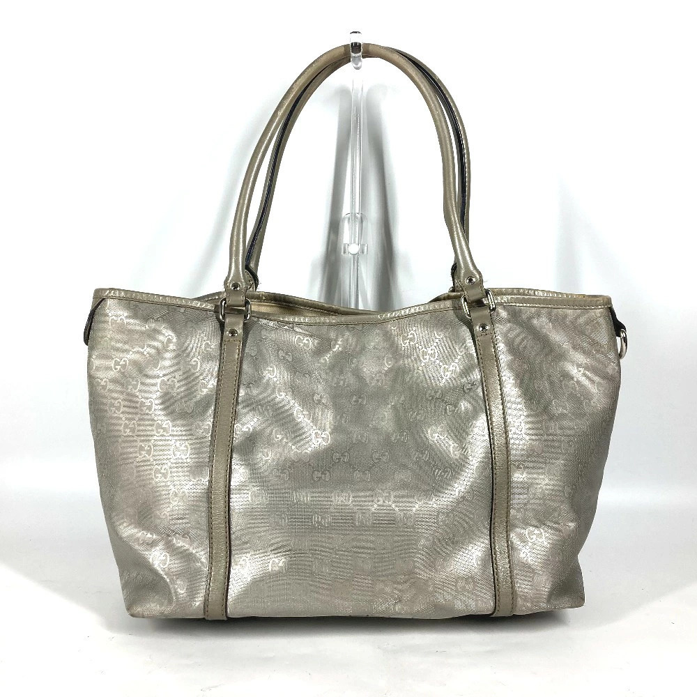 Gucci Beige Shoulder Imprime Tote Logo Bag GG